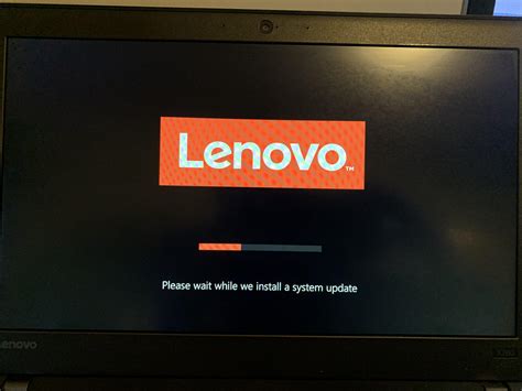 Restart your Lenovo laptop and tap F2 to access the BIOS. . Lenovo stuck on please wait while we install a system update